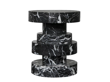 APOLLO - Round marble coffee table for living room by Kelly Wearstler - view 2